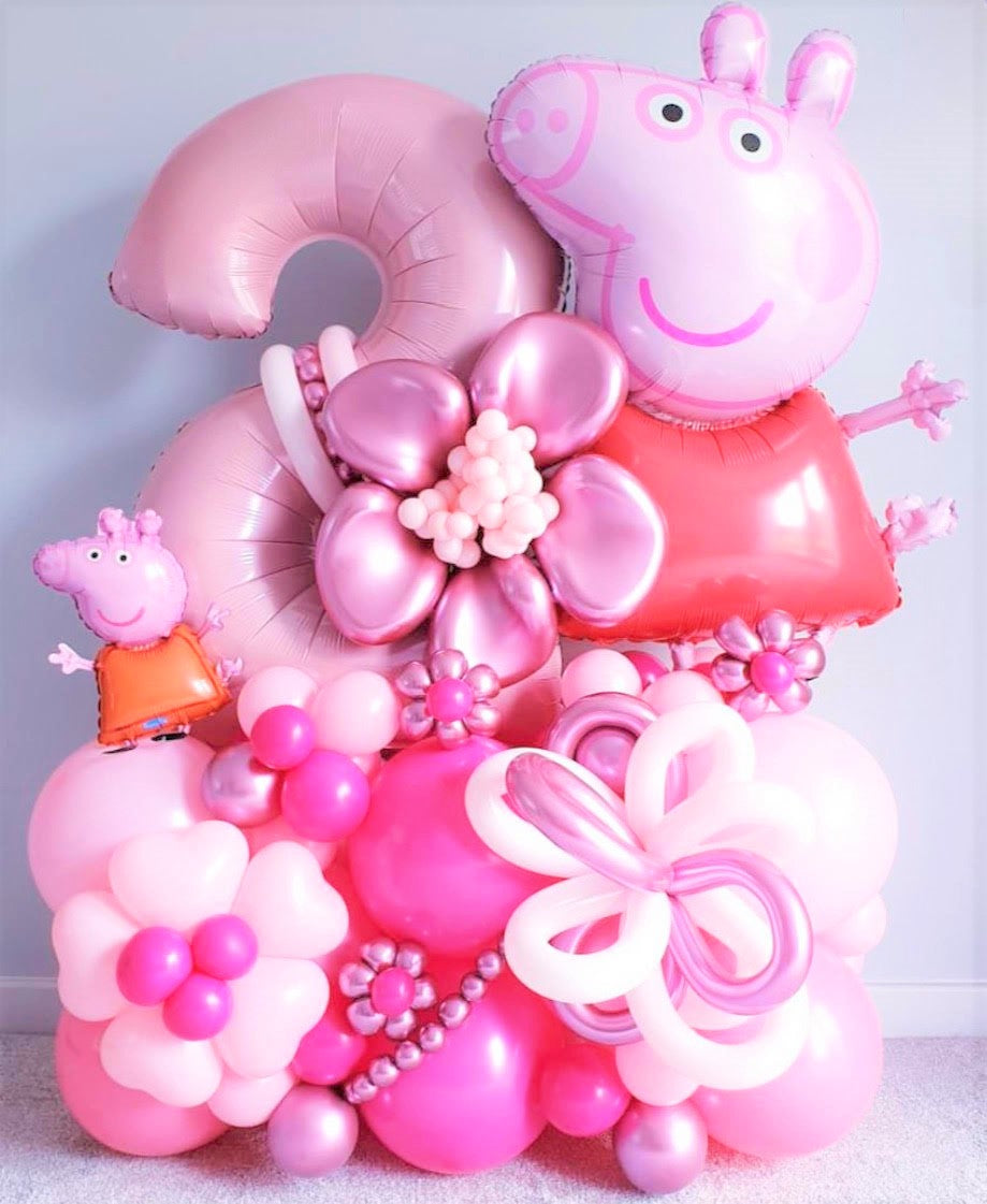 The Balloon Shop - Peppa Pig Balloon Bouquet