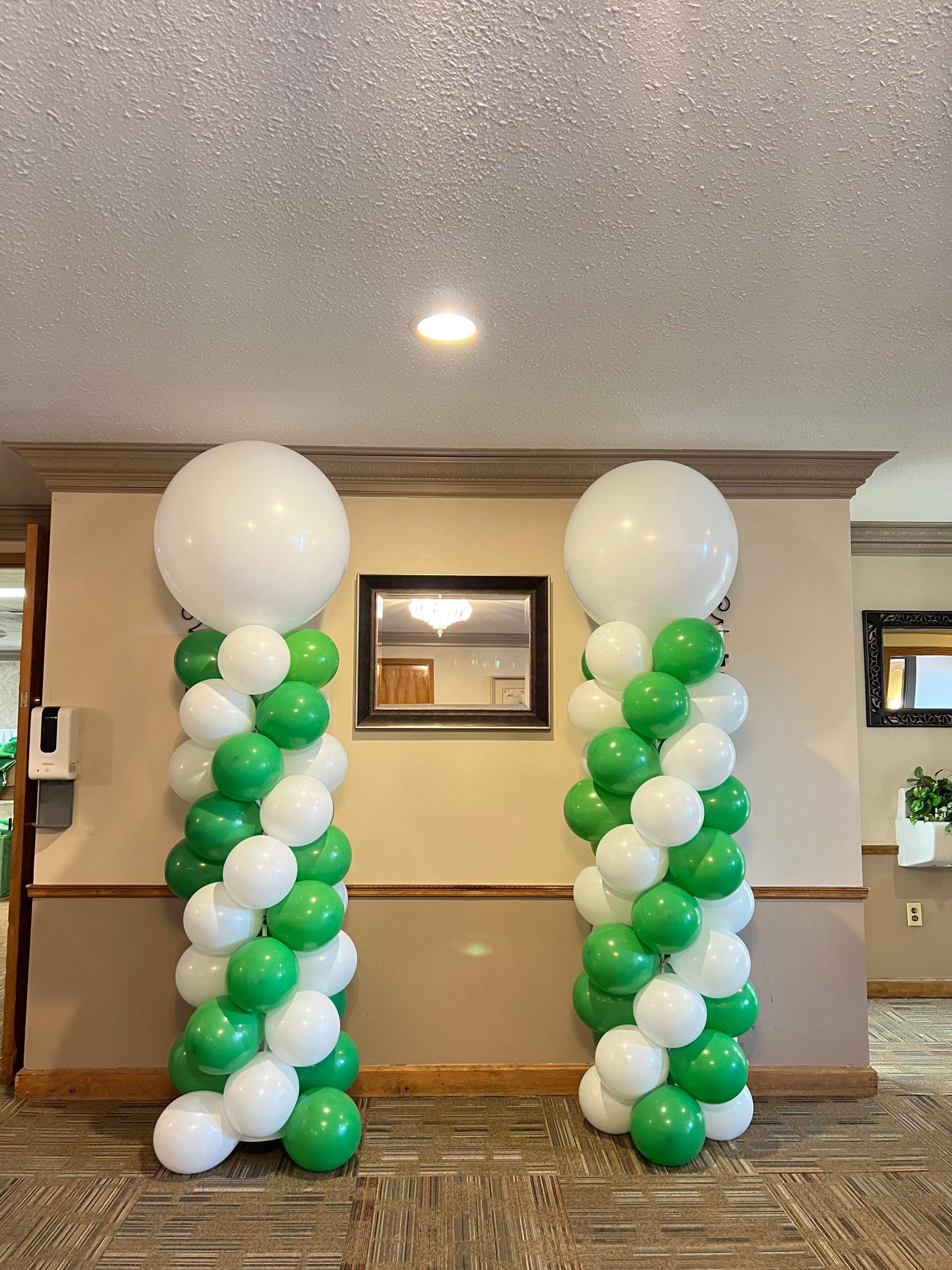 Column with big balloon on top